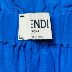 Fendi Multicolor Silk Palazzo Pants S 