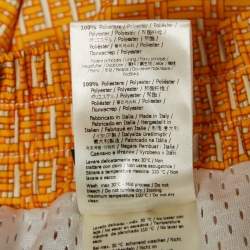 Fendi Yellow FF Print Synthetic Gym Shorts L
