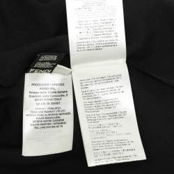 مملوكة مسبقًا Fendi Blue Printed Silk Cut-Out Maxi Dress M