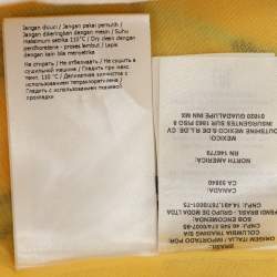 Pre Owned Fendi Yellow Silk Jacquard Birds of Paradise Flower Midi Skirt L