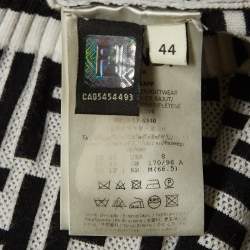 Fendi Grey Zucca Intarsia Stretch Knit Pullover M