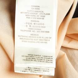 Fendi Black Jersey Cutout Detail Mini Skirt L
