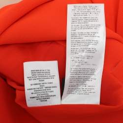 Fendi Orange Viscose Midi Dress L