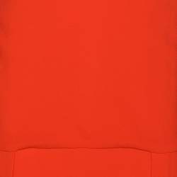 Fendi Orange Viscose Midi Dress L