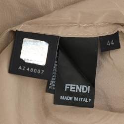 Fendi Beige Silk Trouser M