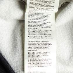 Pre Owned Fendi Brown FF Logo Print Cotton Hooded Sweatshirt S