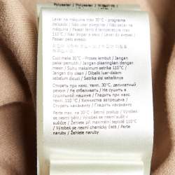 مملوكة مسبقًا سويت شيرت فنْدي لوجو بارز جيرسي بياقة دائرية بيج مقاس صغير (سمول)