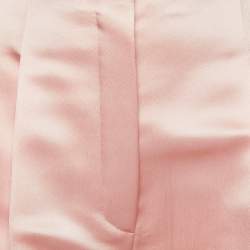 Fendi Pink Satin Silk Pleated Shorts S