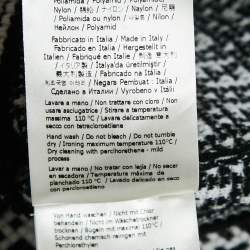 Pre Owned Fendi Black/White FF Textured Knit Crew Neck Pullover M