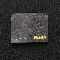  Fendi Brown Leather Zip-Up Jacket M