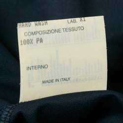 Fendi Navy Blue Jersey Tie-Up Detail Wrap Skirt M