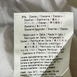 مملوكة مسبقًا Fendi White Denim FF Detail Straight Fit Jeans M/Waist 30"