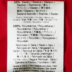 Pre Owned Fendi Red Zucca Print Jersey Tank Top S