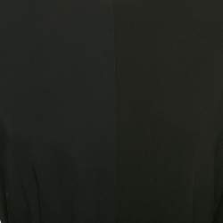 Pre Owned Fendi Black Crepe Belted Asymmetric Short Dress M