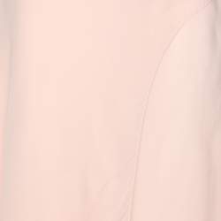 Fendi Pink/Green Silk Asymmetric Midi Skirt S 