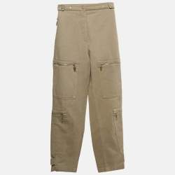 Fendi Beige Cotton Drill Cargo Pants S