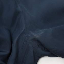 Fendi Navy Blue Silk Belted Dress S