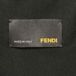 Fendi Black Gabardine Short Dress M