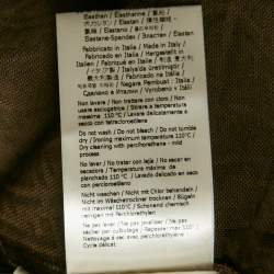 Fendi Brown FF Zucca Monogram Jacquard Knit Strapless Crop Top S
