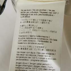 Pre Owned Fendi White Cotton Gathered Wrap Blouse S