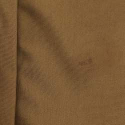 Fendi Brown Cotton Belted Jumpsuit M
