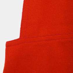 Fendi Red Wool Sleeveless Jacket IT 42