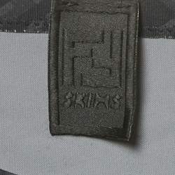 مملوكة مسبقًا Fendi x Skims Black Monogram Black Jersey Bodysuit M