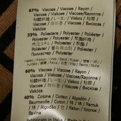 مملوكة مسبقًا توب فاندي ياقة دائرية بنقشة زوكا جاكار بني مقاس صغير