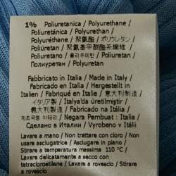 Pre Owned Fendi Blue Rib Knit Long Dress S