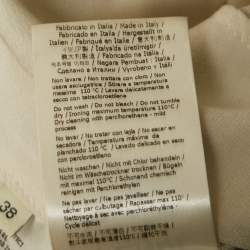 Pre Owned Fendi Grey Wool Pleated Layered Shorts S