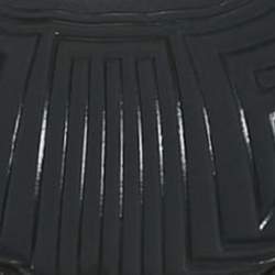 Pre Owned Fendi Black Jersey Embossed Logo Pattern Shorts & Bralette Set S