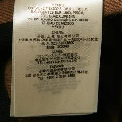 Pre Owned Fendi Brown Zucca Jacquard Wool Poncho One Size 