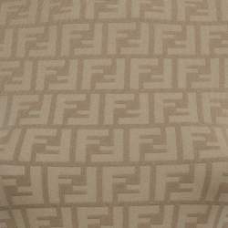 مملوكة مسبقًا Fendi Brown Monogram Knit Midi Dress S