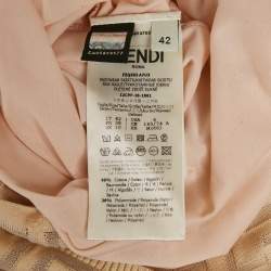 Pre Owned تنورة فندي ميدي بيج بشعار FF مطاطية ضيقة مقاس متوسط (ميديوم)