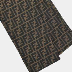 Pre Owned Fendi Zucca Long Pants Brown #40