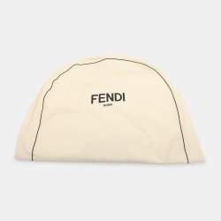 Pre Owned Fendi Navy Blue Shearling Long Coat M