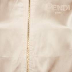 مملوكة مسبقًا Fendi Pink Satin Zip-Up Jacket and Pants Set S