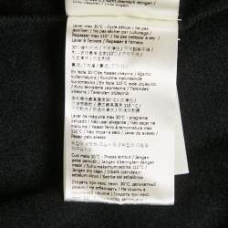 مملوكة مسبقًا جاكيت فيندي قميص أسود بشريط شعار بسحّاب للمسار صغير (سمول)