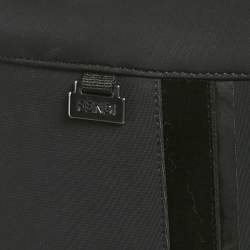 مملوكة مسبقًا Fendi Black Velvet Trim Jersey Stirrup Pants S