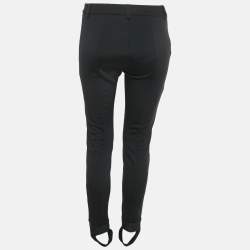 مملوكة مسبقًا Fendi Black Technical Jersey Ski Trousers S