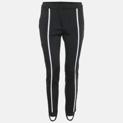 مملوكة مسبقًا Fendi Black Technical Jersey Ski Trousers S