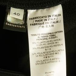 مملوكة مسبقًا Fendi Black Technical Jersey Ski Trousers S