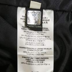 مملوكة مسبقًا جاكيت تزلج من قماش جيرسيه تقني بطبعة شعار أسود من فيندي مقاس صغير (سمول)