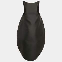 مملوكة مسبقًا Fendi Black Silk Sleeveless Shift Dress S