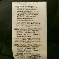 Pre Owned Fendi Black Logo Strip Holographic Synthetic Ski Pants L