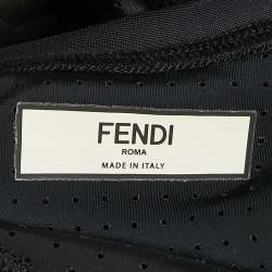 Pre Owned توب فندي تانك جيرسي زوكا أسود مقاس متوسط