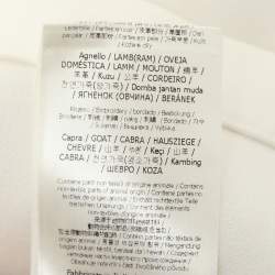 Pre Owned توب فندي قطن أبيض بتصميم عيون الحشرات مقاس صغير