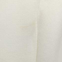 Pre Owned توب فندي قطن أبيض بتصميم عيون الحشرات مقاس صغير