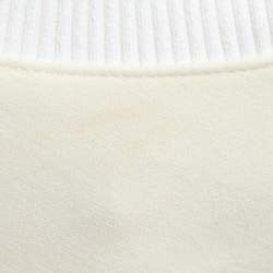 Pre Owned توب فندي قطن أبيض بتصميم عيون الحشرات مقاس صغير