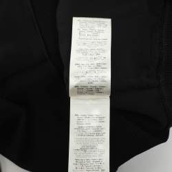 مملوكة مسبقًا سويتشرت فيندي كارليتو أسود بفرو المنك على الأطراف وتيشيرت جيرسي مقاس صغير (سمول)